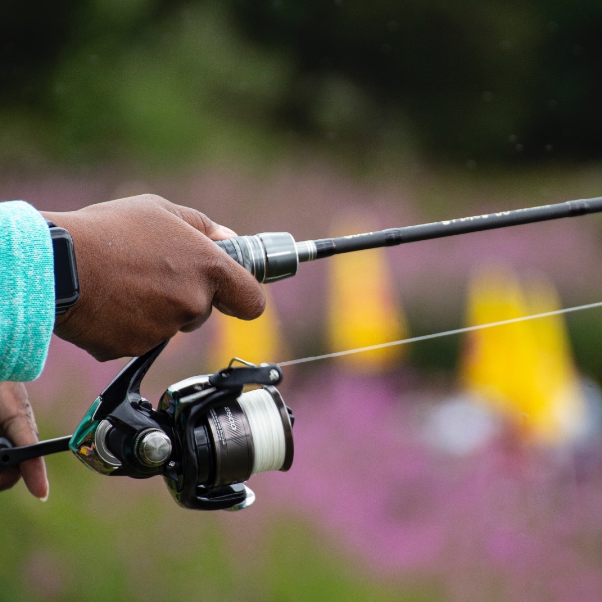 Unused sea fishing rod